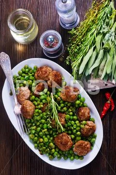 Meat balls Stock Photos