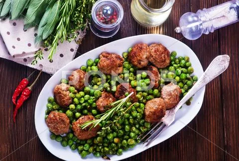 Meat balls Stock Photos