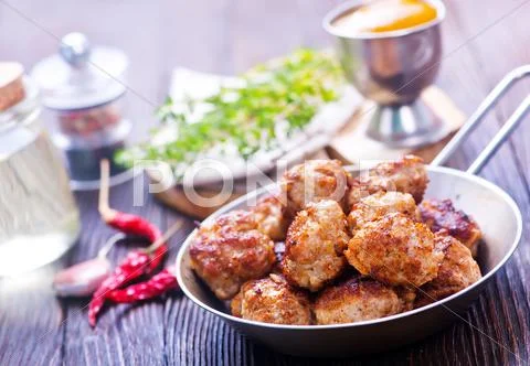 Meat balls Stock Photos
