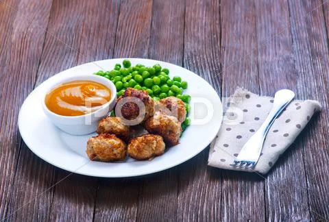 Meat balls Stock Photos