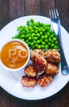 Meat balls Stock Photos