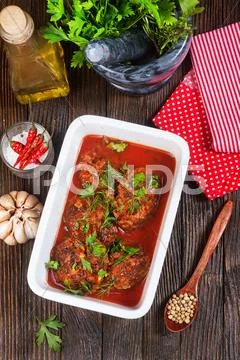 Meat balls Stock Photos