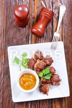 Meat balls Stock Photos