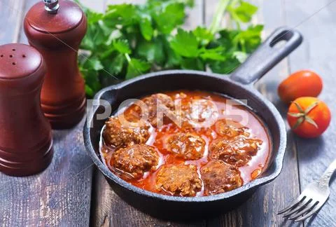 Meat balls Stock Photos