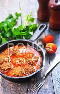 Meat balls Stock Photos