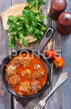 Meat balls Stock Photos