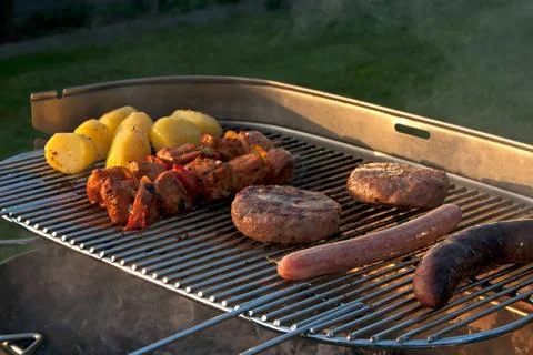 Meat Barbecue  Stock Photos