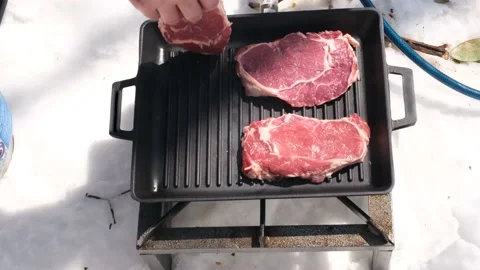 Meat barbecue timelapse Stock-Footage 182067000