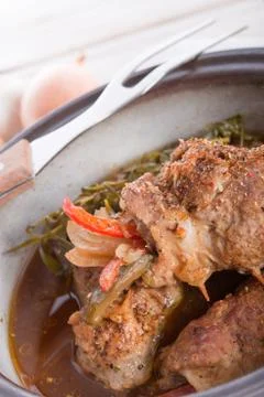 Meat beefs olive Stock Photos