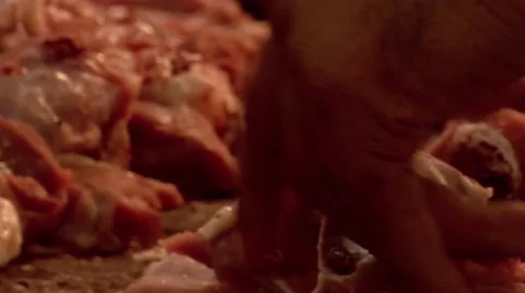 Meat being cut 動画素材 46050549