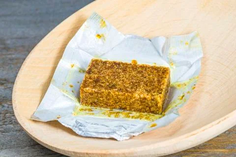 Meat bouillon cube Stock Photos