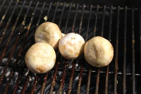 Meat brochette Stock Photos