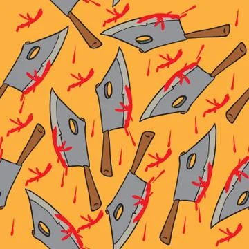 Meat chopper pattern Stock Illustration