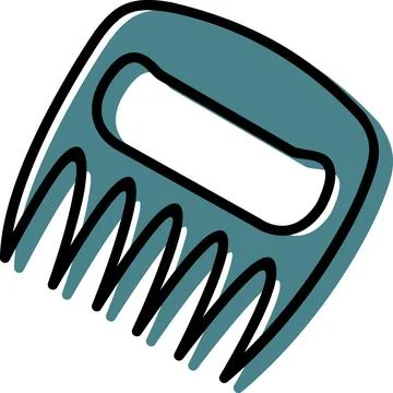 Meat claws for pulling and barbecue Stock Illustration
