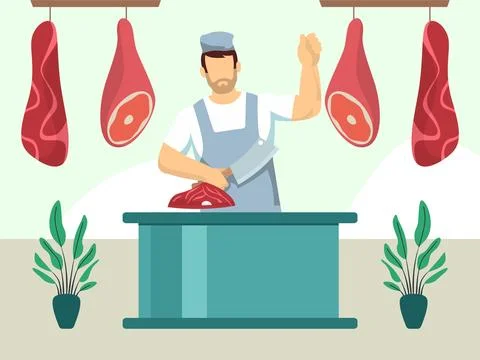 Meat Concept Illustration Stock Illustration