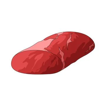 Meat cut illustration Stock Illustration