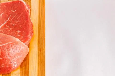 Meat on a cutting board 4 Foto stock