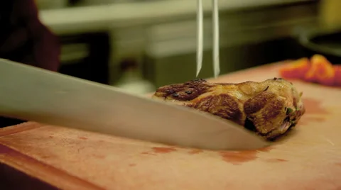 Meat Cutting Stock Footage 36052743
