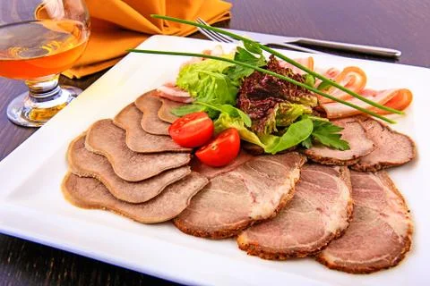 Meat cutting Stock Photos