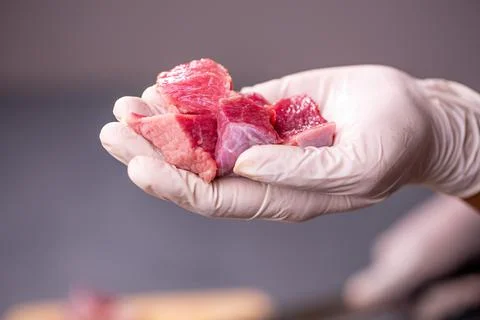Meat cutting Stock Photos