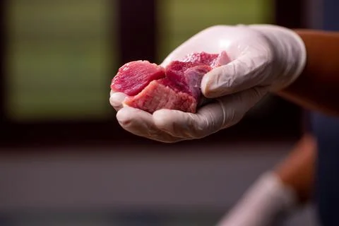 Meat cutting Stock Photos