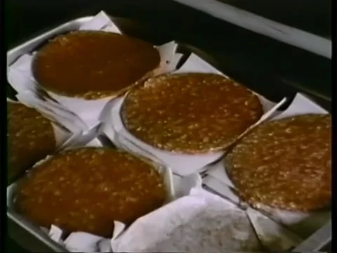 Meat in deep freezer at restaurant Stock Footage 260258069