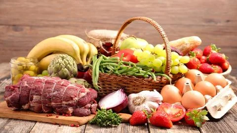 Meat delicacies Stock Photos