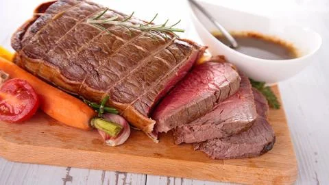 Meat delicacies Stock Photos