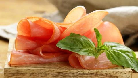 Meat delicacies Stock Photos