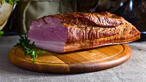 Meat delicacies Stock Photos