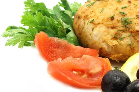 Meat dish close-up Stock Photos