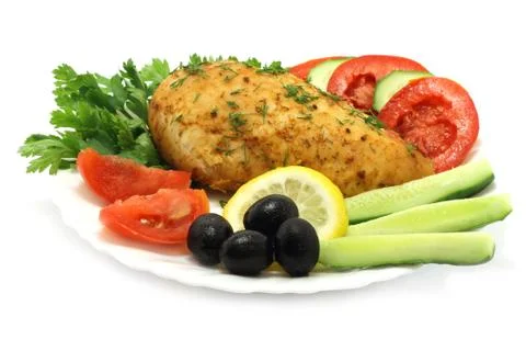 Meat dish close-up Stock Photos