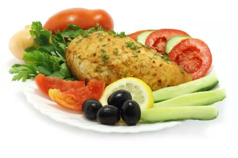 Meat dish close-up Stock Photos