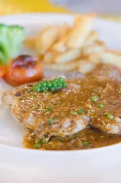 Meat dish Stock-Fotos