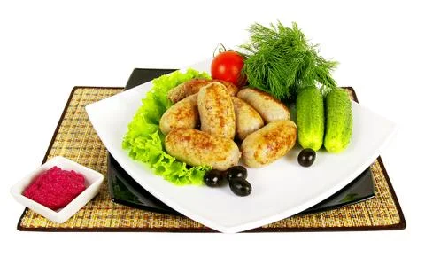 Meat dishes Stock Photos