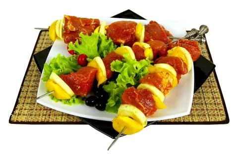 Meat dishes Stock Photos