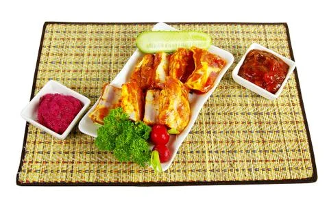 Meat dishes Stock Photos