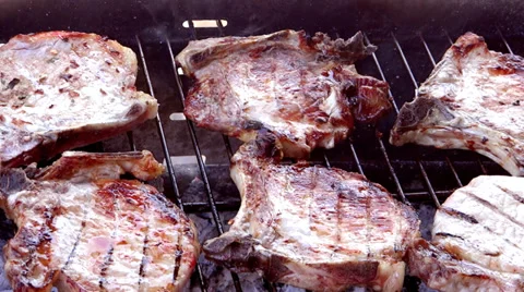 Meat, edited sequence Video stock 36624885