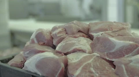 Meat factory Stock Footage 67843886