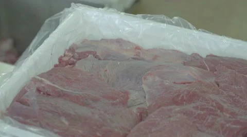 Meat factory Stock Footage 67854175
