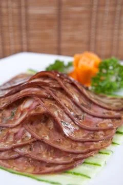 Meat flake Stock Photos