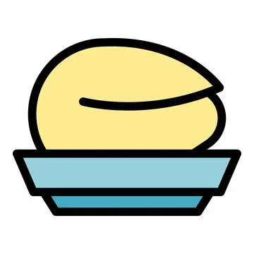Meat food icon vector flat Stock Illustration