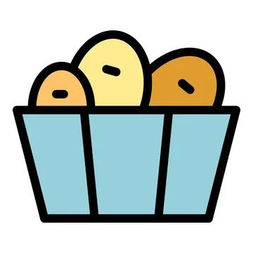 Meat food icon vector flat Stock Illustration