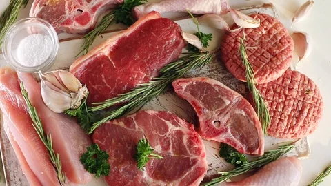 Meat Stock Footage 97380136