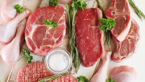 Meat Stock Footage 97732746