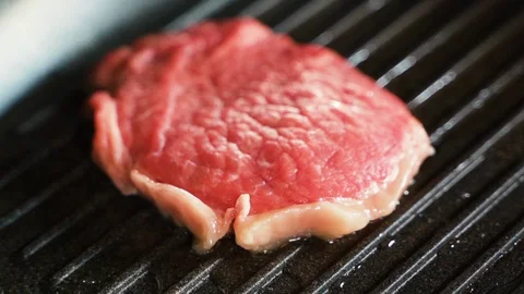 Meat is fried in a pan Stock-Footage 108349978