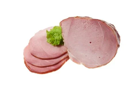 Meat With Greenery Stock Photos