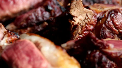 Meat &amp; grill 03 Vídeos de archivo 27806791