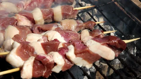 Meat &amp; grill 06 Vídeos de archivo 27801770