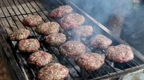 Meat &amp; grill 10 Vídeos de archivo 27799124